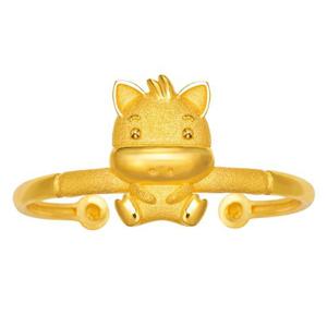 [한국금다이아몬드] 아기 순금 말 돌팔찌 24K 7.5g 돌잔치 100일 선물