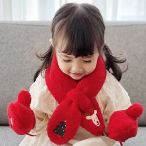 [우주아이]메리크리스마스 목도리장갑세트 /크리스마스선물  단체선물 추천상품