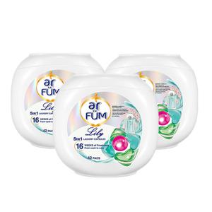 아로퓸 캡슐세제 5in1 화이트릴리 (42개입) x 3통