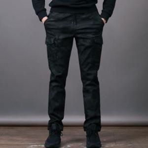 스댕클럽 남성용 밀리터리 밴드 스판 포켓 카고 바지 SBJ0232