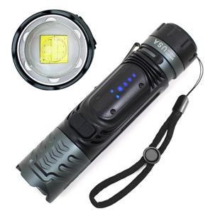 미나티 XHP100 충전식 LED후레쉬 손전등 랜턴 써치라이트 J88