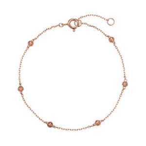 [모아르] 18K 체인 팔찌 금팔찌 볼