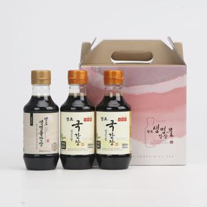 [신앙촌] 양조간장 선물세트 진 3-2호 s