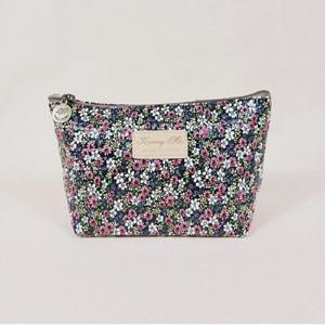 [쓰리몰] 에나멜 꽃무늬 파우치 시크릿 여행용 파우치 (삼각)