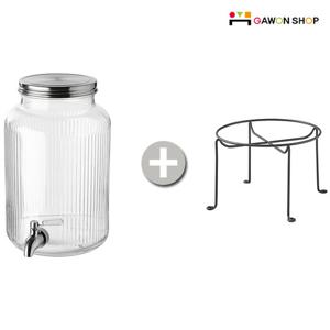 이케아 VARDAGEN 음료디스펜서와 스탠드 세트/물통/물병/대형물