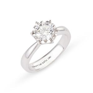 [도로시] 14k 일루전 랩 다이아몬드 6프롱 반지_1캐럿