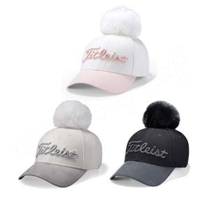 타이틀리스트 여성 동계 겨울 모자 폼폼 울 캡 HW1LPC