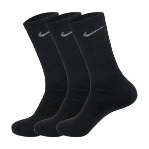 [나이키 슈즈]나이키 쿠션 3팩 세트 중목 스포츠 마라톤 삭스 양말 블랙 SX4508-001