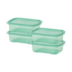 튼튼이 웨이브킵 냉동실정리용기 750ml 4p