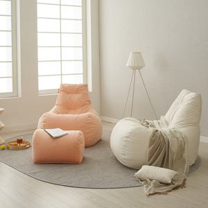 보니타 빈백 초대형 티아라 NEW SF501 스웨이드 소파  [풋스툴세트]