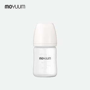 [모윰] 실리콘 코팅 노꼭지 유리젖병 150ml