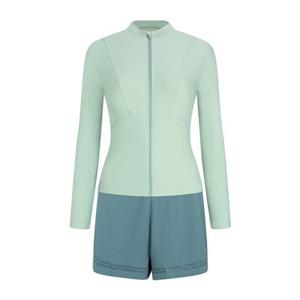 [아레나] 여성 레저 짚업 래쉬가드 세트 A3BL1PS04 JAD