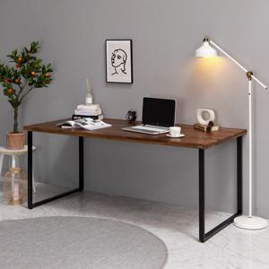 [에보니아 코나 멀바우 철제책상테이블 1800x850