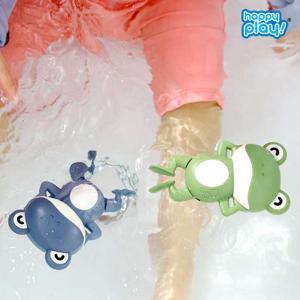 해피플레이 유아 목욕놀이 장난감 헤엄치는 개구리 3개 세트
