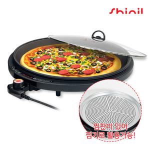신일 국산 와이드 원형 전기그릴 SPP-KP1420H 전기찜기 대형프라이팬 피자팬 원형전기팬