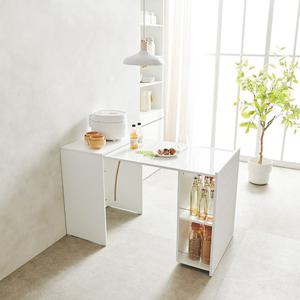 아빌 폴딩 식탁 접이식 확장형 슬라이딩 원룸테이블 신혼가구