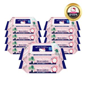 헬로키티 비데물티슈 50매 캡형 10팩