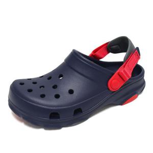 [크록스 슈즈]크록스 클래식 올터레인 K 아동 주니어 클로그 샌들 슬리퍼 네이비 207458-410