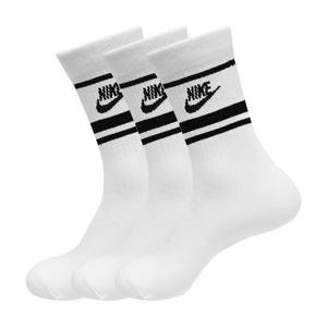 [나이키 슈즈]나이키 NSW 에브리데이 에센셜 3팩 중목 스포츠 마라톤 삭스 양말 화이트 DX5089-103
