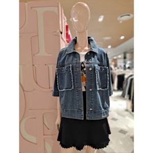 [숲]내츄럴 프린징 데님 자켓 SY4DJV2