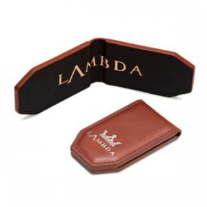 [공식] 람다골프 정품 레더 머니클립