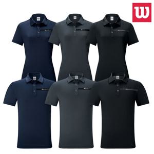 윌슨 남여 반팔티셔츠 7201-7206 카라티 테니스복 배드민턴복