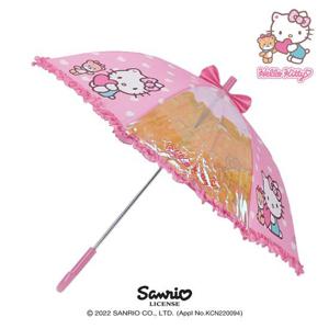 [카카오프렌즈 ACC]헬로키티 47 리본 하트패턴 장우산 LUHKU10028