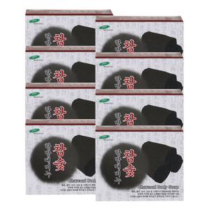 (8개)한방 때비누 참숯 110g /목욕 세신 한방비누 각질제거