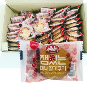 [삼립식품]잼있는미니딸기쿠키 16g 1박스 (100개입)