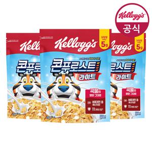 켈로그 콘푸로스트 라이트슈거 530g x 3개
