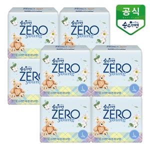 순수한면 생리대 제로 영 대형 14P x 8팩