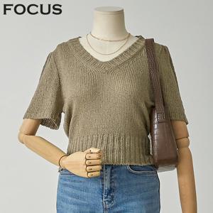 [포커스]릴리 크롭 반팔니트 (FF2H7KT0039)