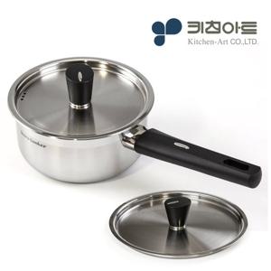 키친아트 인덕션 냄비 레트로쿠커 편수 이유식 냄비 16cm