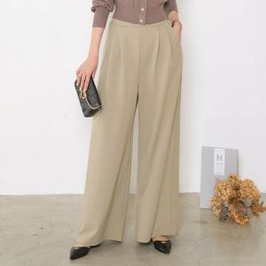 [유스타일팜] 투턱 밴딩 트윌 와이드 팬츠 PKS099