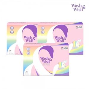 [워시앤위시] 이염방지시트 25매 [3박스]