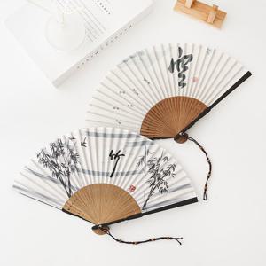 [박씨상방] N 타공 모시 접이식부채