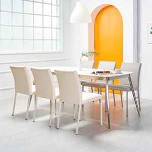 에보니아 헨리 세라믹 6인 식탁세트 (라보의자6) [수도권무배]