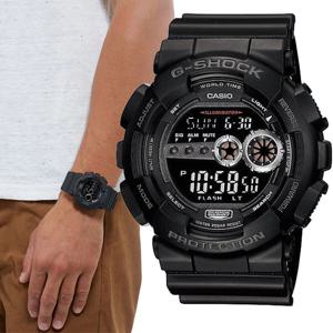 [지샥 정품] 빅페이스 GD-100-1B 방수 스포츠 전자 군인시계