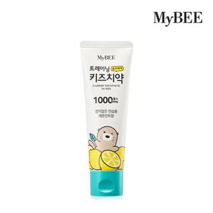 마이비 트레이닝 충치케어 키즈치약 레몬민트향 100g (불소1000ppm,어린이용,초등학생치약)