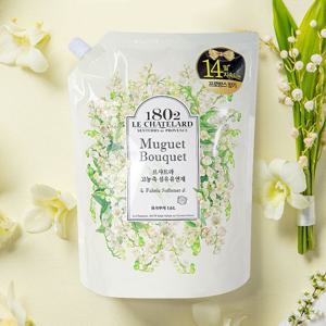 [애경]르샤트라 고농축 섬유유연제 뮤게부케 1.6L 리필