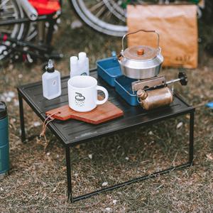 트라이스콘 초경량 휴대용 백패킹 접이식 경량테이블 L 좌식 캠