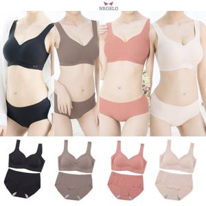 [네게로] 편안한 노와이어브라 인생 브라팬티 8종 세트