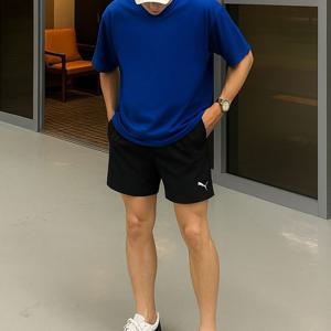 [푸마 주니어]푸마 액티브 우븐 러닝 트레이닝 반바지 블랙 586728-01