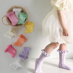 [꼼지]NB011 메쉬 캔디바(3족) 양말세트 아동양말 유아 여아  망사