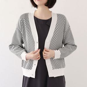 [웬디즈갤러리]로리나 헤링본 가디건 ICD104