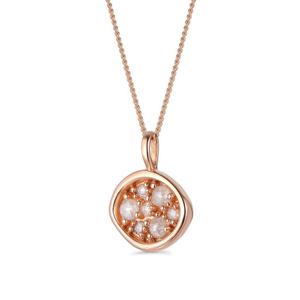 [도로시] 14k 메종 그레이 러프다이아몬드 목걸이(총 0.4CT)