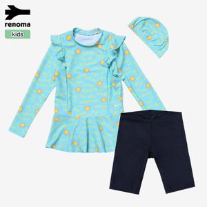 [레노마수영복]여아동 생존수영 선샤인 래쉬가드 팬츠 수모 SET_RN-GS20905