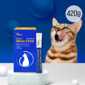 [마이펫닥터]데일리 메가스틱 고양이영양제 rTG오메가3,420g,1ea