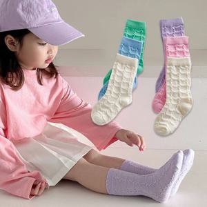 [꼼지]NB014 캔디와플(3족)니삭스 양말세트 아동양말 유아 여아 망사 메쉬