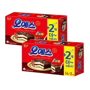 무료배송 해태 오예스 18봉지 x 2각 박스안심포장